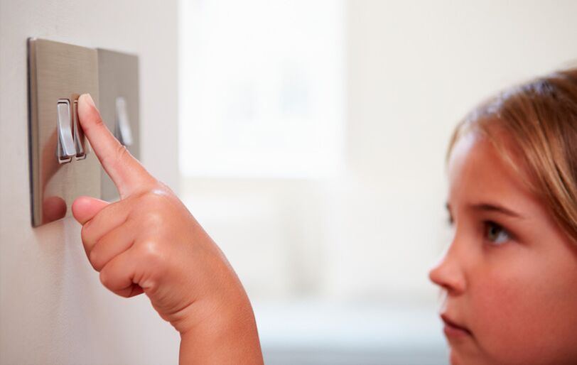 Изключване на светлината, когато не се използва